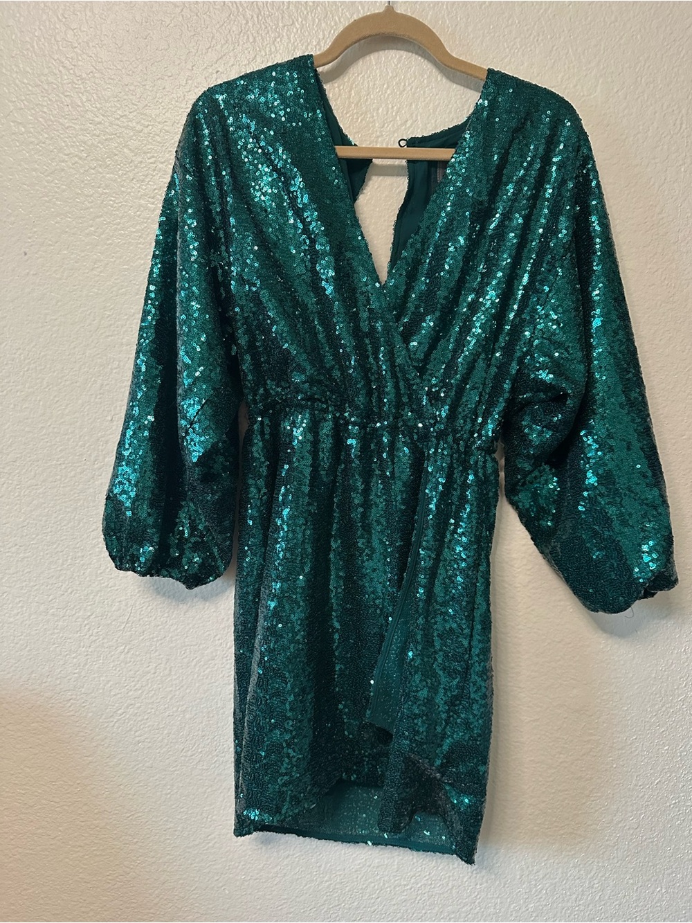 Anthropologie Teal Sequin Party Dress for Kids